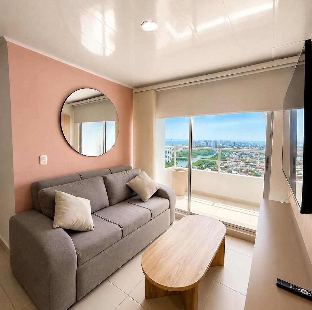 Coastal Blush, Sea View, Terrace & Pool Apartamento