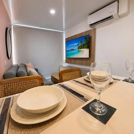 Apartamento Coastal Blush, Sea View, Terrace & Pool Cartagena
